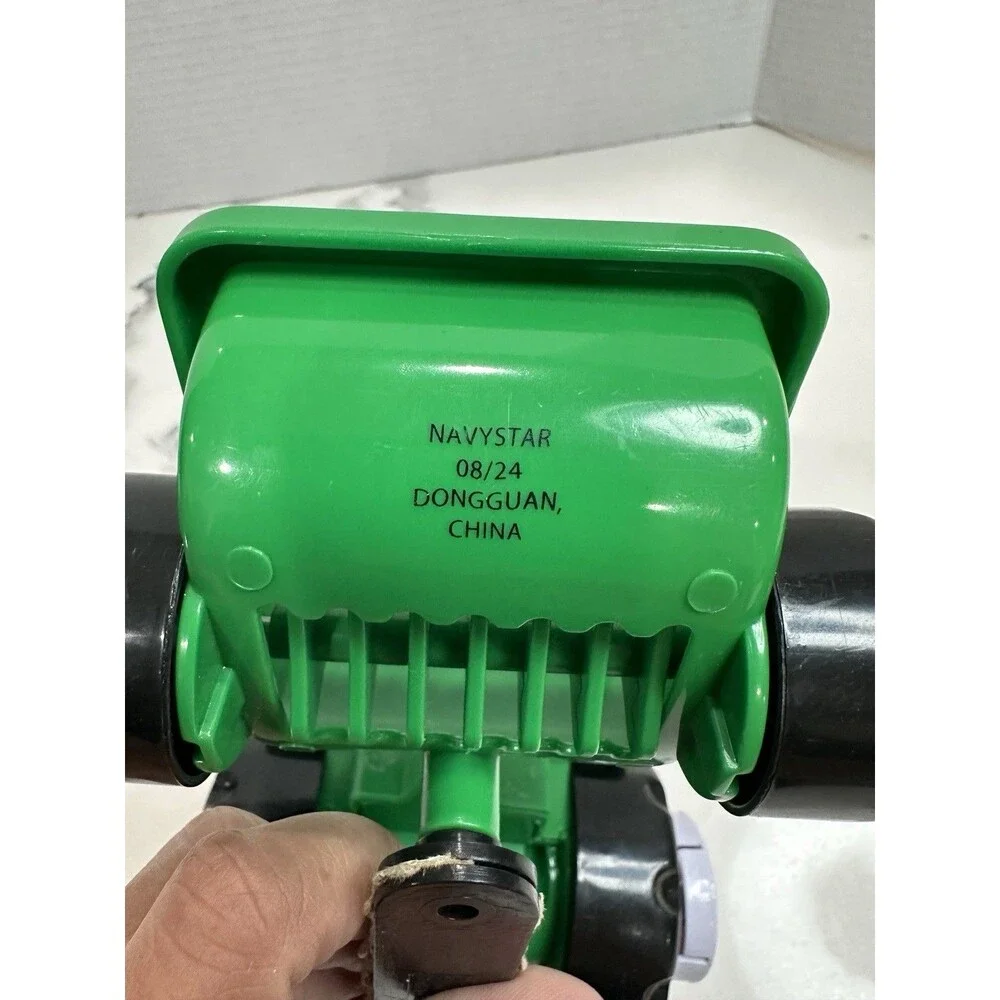 NavyStar Push Green Tractor w/ Plow Musical WORKS Sounds Lights